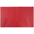 Polypropylene Portfolio Letter Size Plastic 2 Pocket Folder With Card Slot