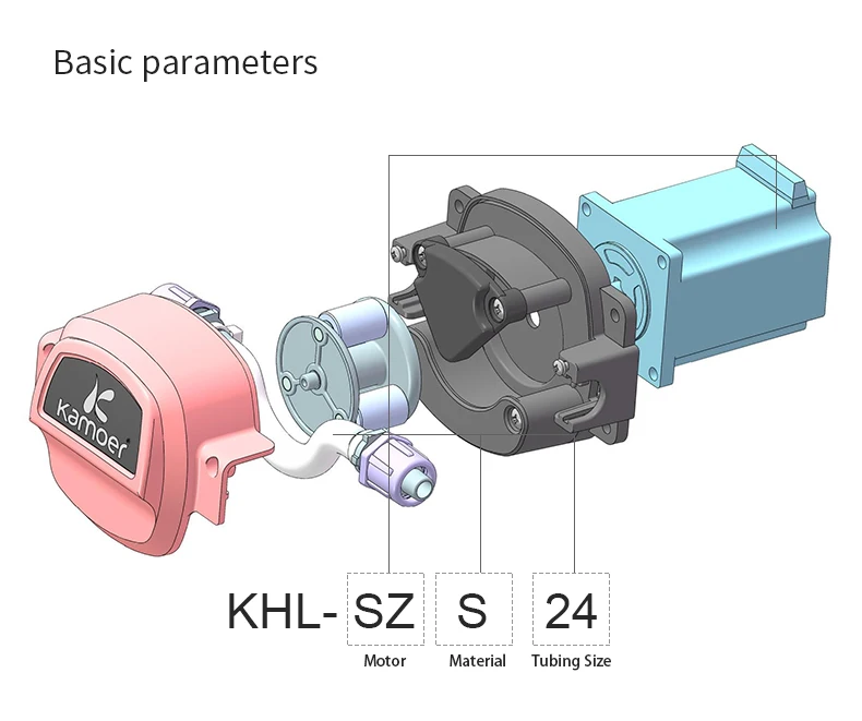 Kamoer high flow rate water filling machine peristaltic dosing pump for food dispenser