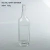 Customizable 700ml Square Shape Glass Bottle for Spirits