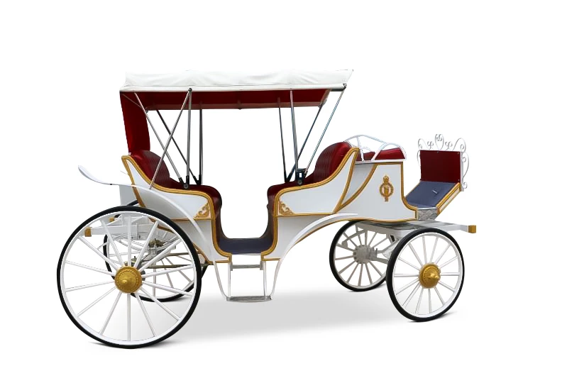royal carriage electric sightseeing vehicle luxury horse waggon