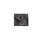 custom size black microfiber jewellery faux suede pouch
