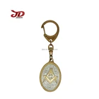 Gold-plated metallic a-shaped key rings