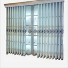 Elegant Flower Patterns High Quality European Embroidered Blackout curtain