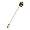 Bulk mens skull lapel pin with gold plated Metal Lapel Pins
