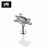 Hot sale stainless steel body piercing jewelry labret lip stud cute tortoise animal lip ring