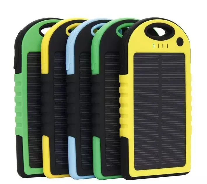 jipstar Portable waterproof solar panel led light power bank charger, solar powerbank with compass - ANKUX.COM