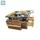 High power finned heatpipe radiator PC-servers CPU Heatsink Design and customization of high-end fan heat pipe radiator