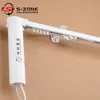 Electric window curtains track motorized curtain rail operate remote control