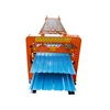 Double Metal Roof And Wall Panel Roll Forming Machine Aluminium Rock Wool Composite Panel Plate Roll Forming Machinery