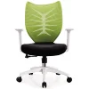 Updated white mesh chair ergonomic office swivel chair