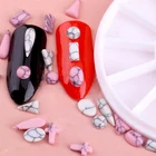 Natural stones design nail acrylic rhinestones jewelry decorations accessories for nail art decoration