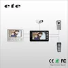 China ETE 7 inch CMOS Camera ring video door bell videophone intercom support 2 indoor + 2 outdoor unit + 1 CCTV camera