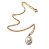 classic pearl drop necklace single pearl necklace fashionable taiwan jewelry