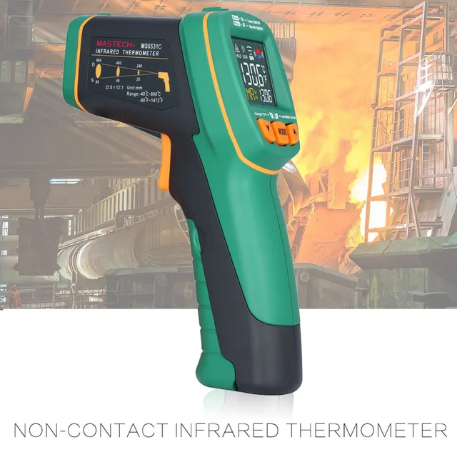 handheld digital lcd ir infrared thermometer laser temperature