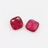 Alibaba hot sale wuzhou loose gems cushion cut #5 ruby corundum stone