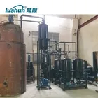 LUSHUN Brand Used Hydraulic Oil Purifier Recycling Vacuum Distillation Plant