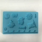 silicone fondant moulds fondant mat pirate theme fondant decoration mat