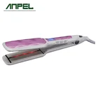 Private Label Hair Tools Ceramic coating plate LCD display Electric Flat Iron Hair Straightener with infrared function