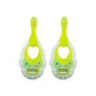 small child and baby finger training toddler toothbrush
