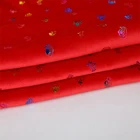 Free Sample High Density Quality 100% Polyester Satin supersoft bronzing Fabric for Bed Linen Upholstery