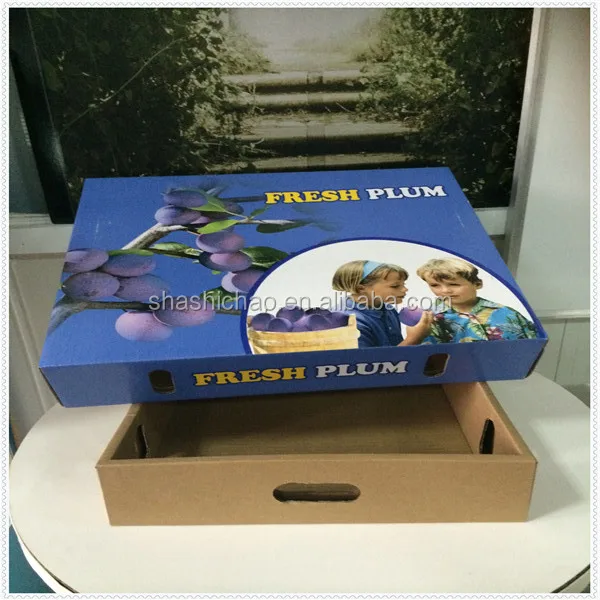 cardboard box for fruit and vegetable ,big factory wholesale