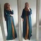 LR167#2019 Unique Designing long black dress edge beading islamic clothing abaya women dress muslim casual abaya