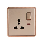 Window Wall Smart Electric Fittings Sockets and Light 13A Power Big Switch