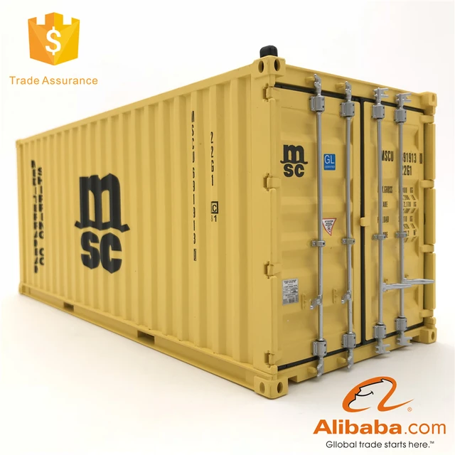 container model business gift 1:20 20gp msc shipping container