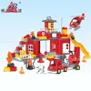 Good quality brands 90pcs blocks city fire brigade building brick toy
