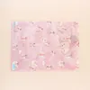 custom logo l shape white A4 sheet soft plastic file protector folder