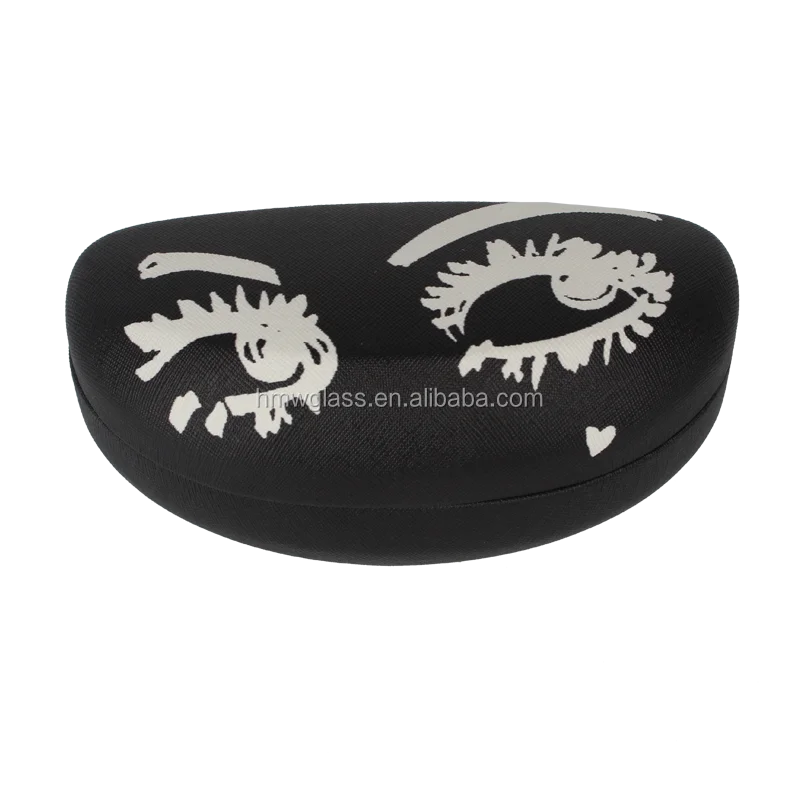 custom black printing hotsale sunglasses case