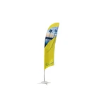 Outdoor flying wind resistant flag printing advertising teardrop feather banner flutter blade beach flag