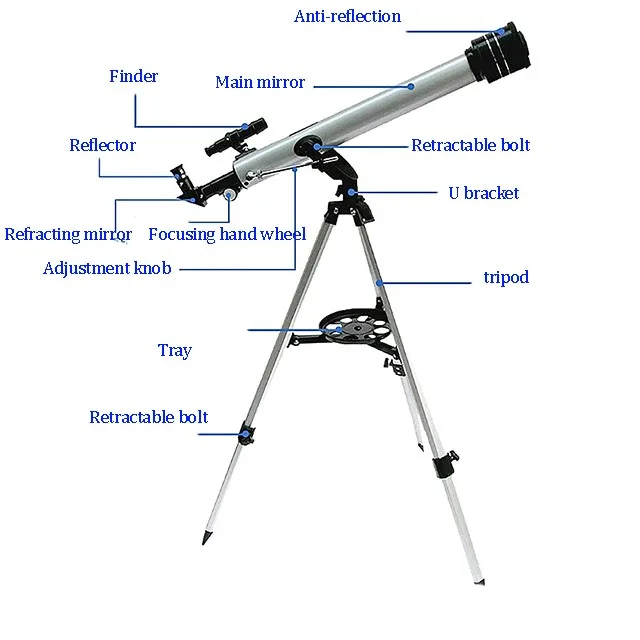 60900 professional astronomical telescope/ 60mm astronomy