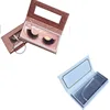 New Models Private Label Mink Eyelash Gorgeous Eyelash Rectangle Box Wholesale Fake Silk Eyelashes