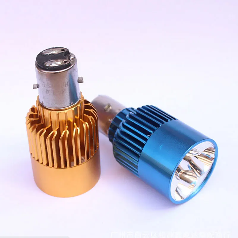 New Arrival LED Motorcycle Headlight Headlamp Bulb 3 Beads Claw Motor Headlight Fit Most Motorbike Electric Bike