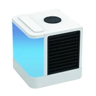 Personal Space Air Coolers Mini USB Desktop Fan Cooling Humidifying Filter Portable Air Conditioner for Office Home
