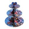 Top Quality Paper cake stand cartoon characters party sets for kids birthday decorations