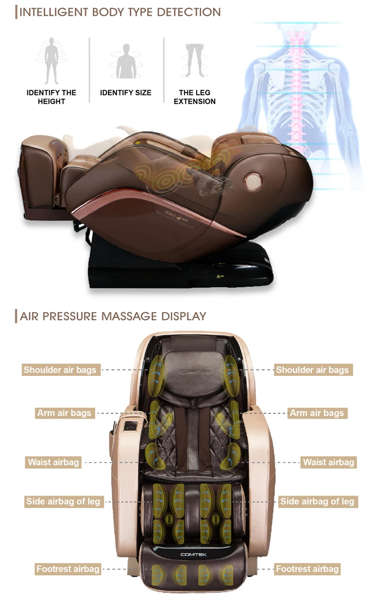 RK-8900 4D the best L shape Zero Gravity massage chair