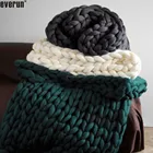 160colors in stock super giant yarn merino wool yarn super chunky Hand Knit Cozy Blanket