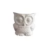 ceramic owl bisque