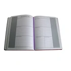 120 sheets custom print recycle offset paper agenda notebook