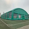 36.8x19m big sports arena air sealed inflatable tent with transparent windows N removable doors