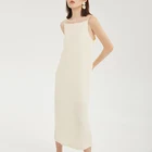 Low MOQ Summer Clothes Lady Fashion Backless Knee Length Dress Women Strapless Evening Dress