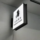 China manufacturer customized outdoor interior acrylic light box sign
