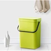 Trade guarantee small bathroom trash can wall mounted plastic waste bin