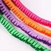 Available Stock Color New Decoration For Rosette Ribbon Single Face Wholesale Pleated Stain Ribbon Trimming