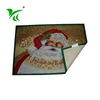 Christmas santa jacquard woven washable kitchen rugs 48*70 cm