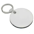 custom made sublimation printable blank keychains wood material