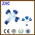 3 pin 4 pin IP44 waterproof electric industrial multiple socket outlet