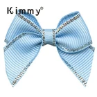 Multicolor Satin Ribbon Bows Applique Fabric Bow Card Making Scrapbooking Small Tiny Bows